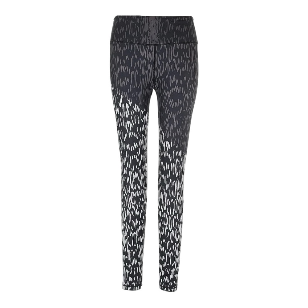 Victoria Secret Sport‎ Knockout Black & Grey Animal Print Patterned Leggings (M)